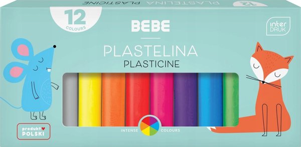 Interprint Πλαστελίνη 12 χρωμάτων B&B Kids 14290471 5902277327260