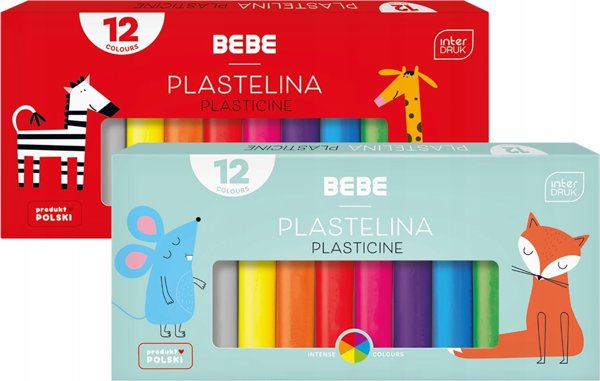 Interprint Πλαστελίνη 12 χρωμάτων B&B Kids 14290471 5902277327260