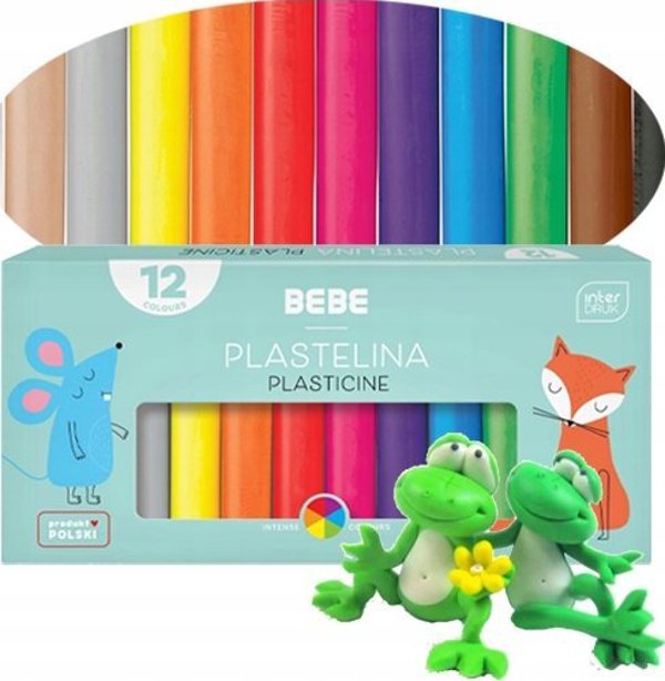 Interprint Πλαστελίνη 12 χρωμάτων B&B Kids 14290471 5902277327260