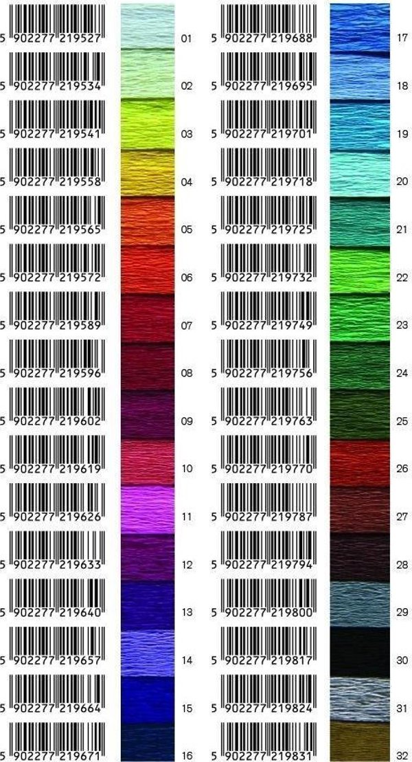 Κυματιστό χαρτί Interdruk αρ. 6 σκούρο πορτοκαλί (10 τεμ)