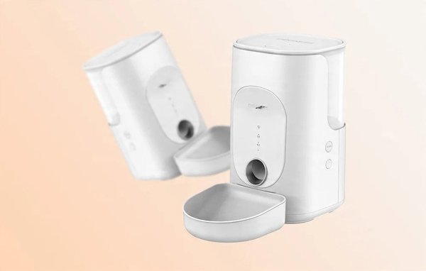 Έξυπνος διανομέας τροφής Dogness F16 WiFi 5G 4L με πλαστικό μπολ (λευκό)