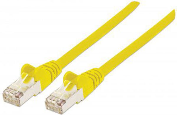 Intellinet Network Solutions RJ-45/RJ-45, κατ.6A, CU, S/FTP, LSOH, 0.25m, κίτρινο (737036)