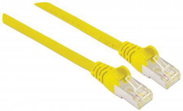 Intellinet Network Solutions RJ-45/RJ-45, κατ.6A, CU, S/FTP, LSOH, 0.25m, κίτρινο (737036)