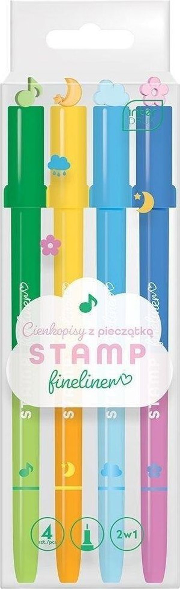 Στυλό Interdruk Cienkopis Interdruk Cienkopis με σφραγίδα 2 σε 1
