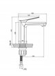 Invena Μπαταρία Νιπτήρα Neri Plus, Χάλκινη, BU-P1-014-L
