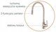 Μπαταρία κουζίνας Invena Ksanti Inox, inox/λευκό BZ-37-I02-L