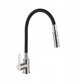 Μπαταρία κουζίνας Invena Dalis, inox/μαύρο BZ-64-043-L
