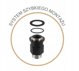 Μπαταρία κουζίνας Invena Dalis, inox/μαύρο BZ-64-043-L