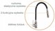 Μπαταρία κουζίνας Invena Dalis, inox/μαύρο BZ-64-043-L