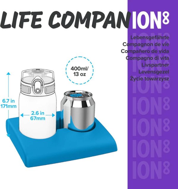 ion8 Παγούρι νερού για παιδιά ION8I8RF350PPLADY 350 ml πασχαλίτσες