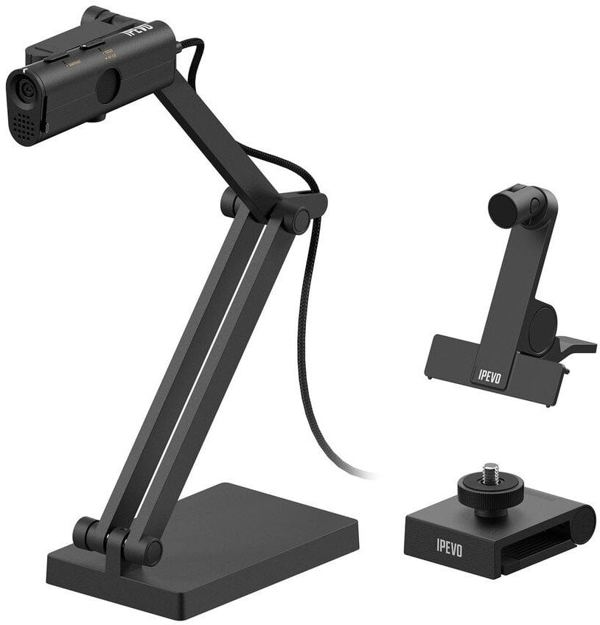 Ipevo DOK P2V Ultra Full Pack – Φορητή Κάμερα Εγγράφων με Βάση και Αξεσουάρ