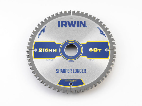 Πριόνι δίσκου Irwin 216x30x2mm 60z. - 1897397