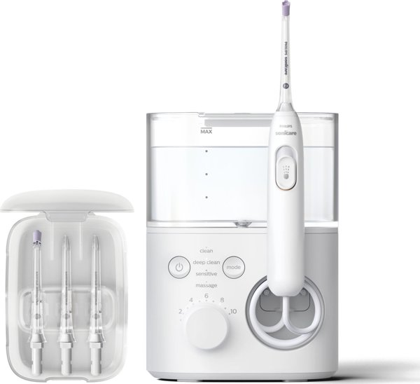 Philips Power Flosser 3000 Στοματικός Καθαριστής HX3911/40, 4 Προγράμματα, 10 Επίπεδα Έντασης, Τεχνολογία Quad Stream