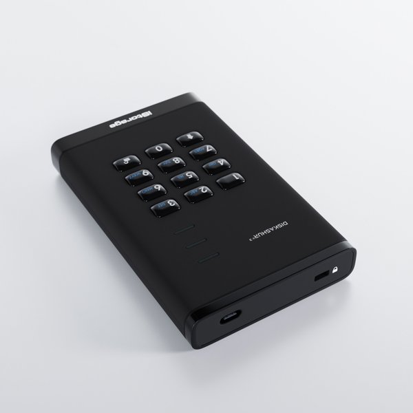 iStorage diskAshur3 HDD εξωτερικός σκληρός δίσκος 1 TB USB Type-C 3.2 Gen 1 (3.1 Gen 1) Μαύρο