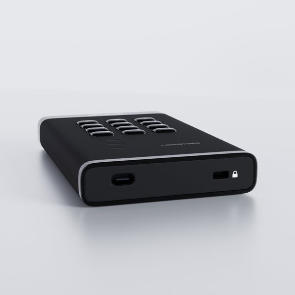 iStorage diskAshur3 HDD εξωτερικός σκληρός δίσκος 1 TB USB Type-C 3.2 Gen 1 (3.1 Gen 1) Μαύρο