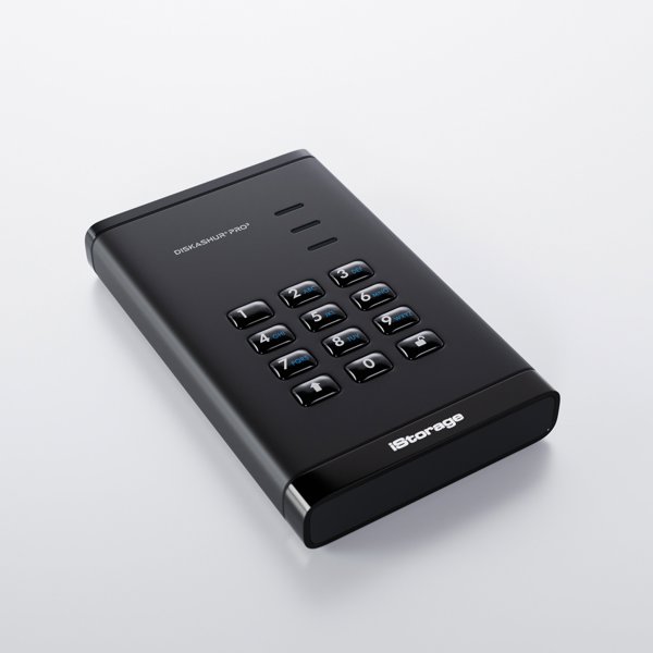 iStorage diskAshur PRO3 SSD 4 TB USB Type-A / USB Type-C 3.2 Gen 1 (3.1 Gen 1) Czarny