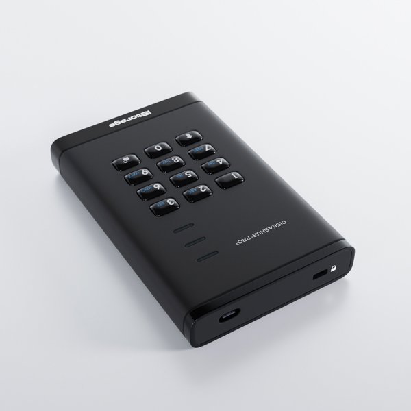 iStorage diskAshur PRO3 SSD 4 TB USB Type-A / USB Type-C 3.2 Gen 1 (3.1 Gen 1) Czarny