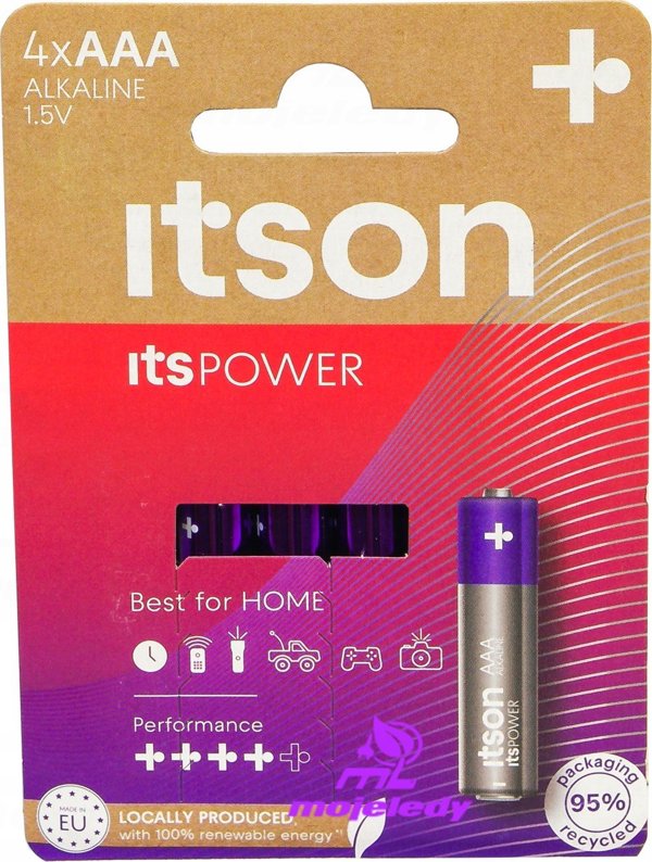 μπαταρία itson itsPOWER Αλκαλική LR03IPO/4CP