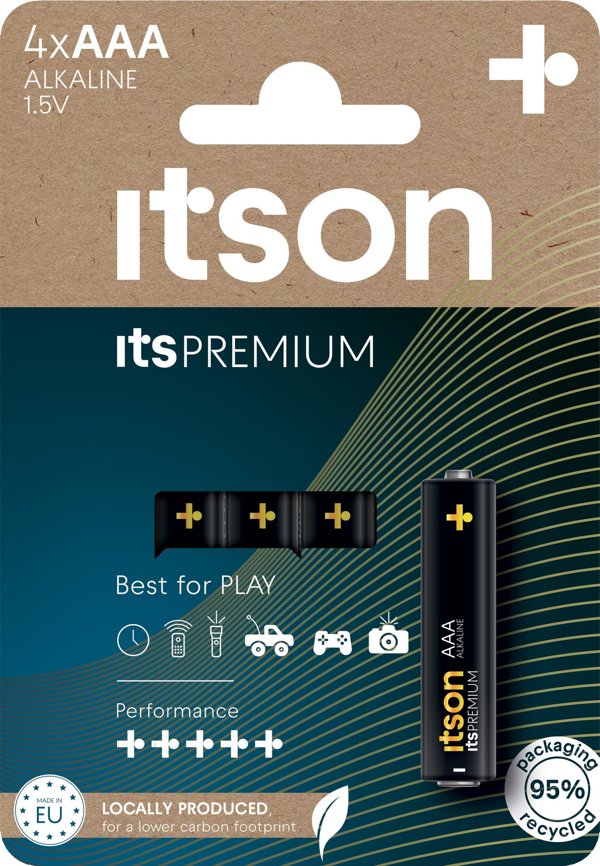 μπαταρία itsPREMIUM αλκαλική LR03IPR/4CP