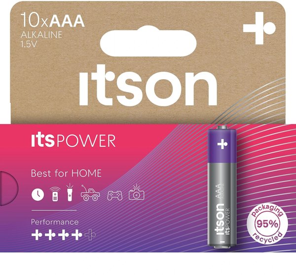 μπαταρία itson itsPOWER Αλκαλική LR03IPO/10HH