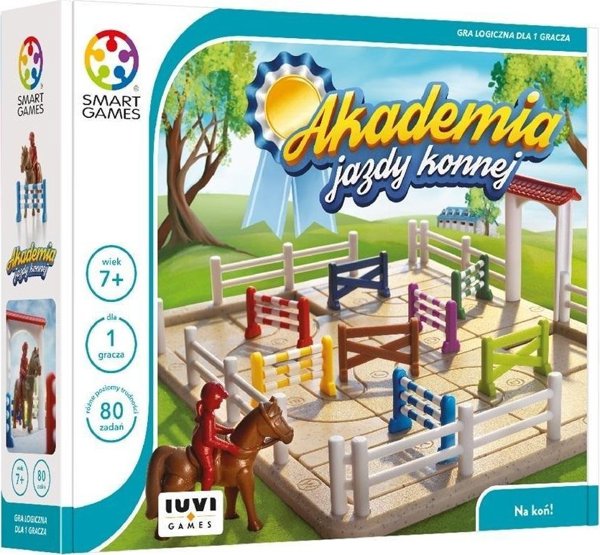 Iuvi Smart Games Ακαδημία Ιππασίας - Παιχνίδι Λογικής με 80 Γρίφους για Παιδιά