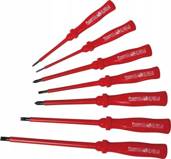Μονωμένο σετ κατσαβιδιών VDE 1000 V (7 τεμ.), 8PK-8100E Pro'sKit