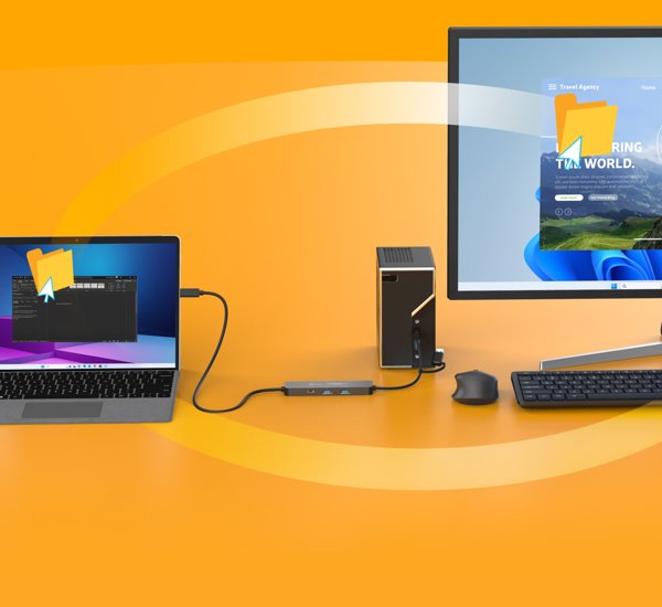 j5create JCH462-N USB 3.2 Gen 1 (3.1 Gen 1) Type-A + Type-C 5000 Mbit/s Γκρι
