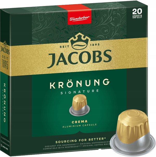 Jacobs Κάψουλες Kronung Signature Crema για Nespresso 20 τεμάχια