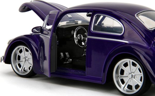 Jada Jada Toys Wednesday Όχημα Volkswagen Beetle με φιγούρα 1:24
