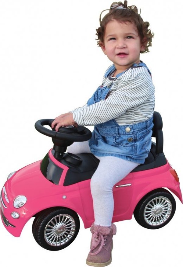 Jamara Jamara Rutscher Fiat 500 ροζ 1+