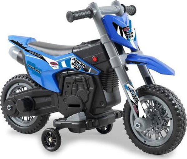 Jamara Ride-on Μοτοσικλέτα Power Bike 6V μπλε 2+