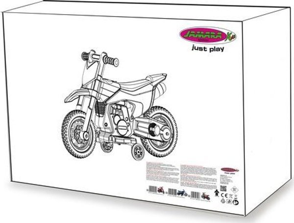 Jamara Ride-on Μοτοσικλέτα Power Bike 6V μπλε 2+