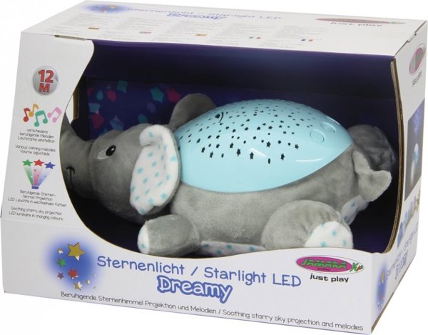 Jamara Jamara Dreamy Elephant παιδικό φωτιστικό νυκτός Ελεύθερης τοποθέτησης Μπλε, Γκρι LED