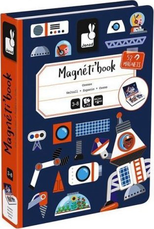 Janod Magnetic puzzle Cosmos Magnetibook, Janod 8190529 3700217325893