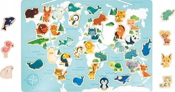 Παζλ Janod Janod Little Animals με 40 μαγνήτες 13229116 3700217354688
