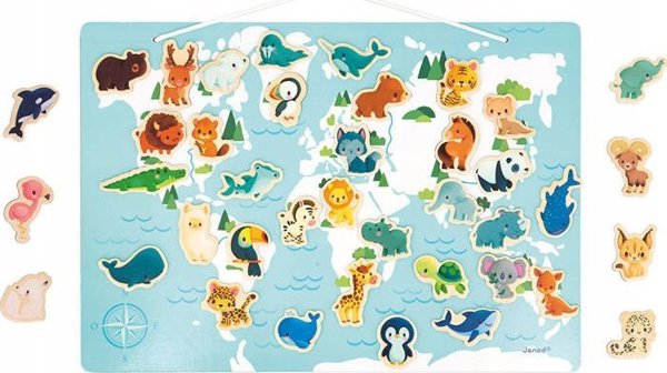 Παζλ Janod Janod Little Animals με 40 μαγνήτες 13229116 3700217354688