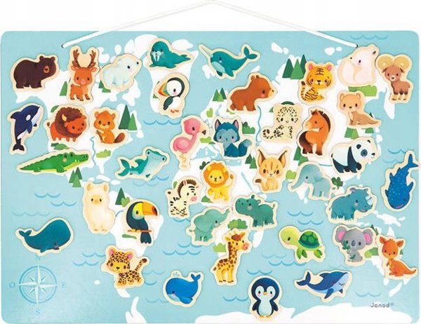 Παζλ Janod Janod Little Animals με 40 μαγνήτες 13229116 3700217354688