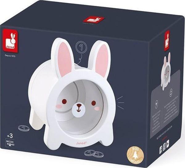 Janod Ξύλινη κουμπαριά Rabbit, Janod 7412476 3700217346546