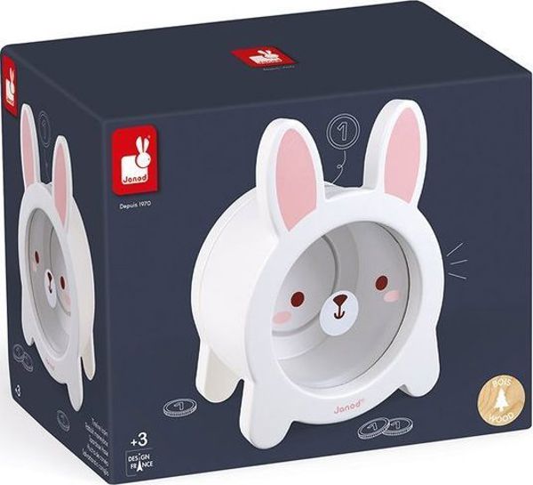 Janod Ξύλινη κουμπαριά Rabbit, Janod 7412476 3700217346546