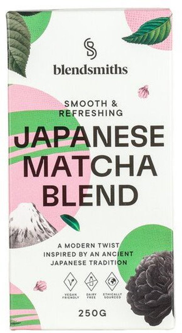 Ιαπωνικό μείγμα τσαγιού matcha Blendsmiths, 250 g