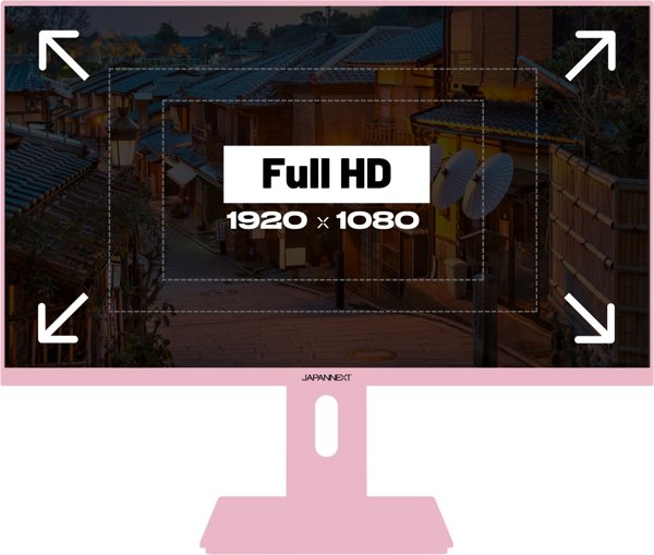 JAPANNEXT 60,5cm JN-I238FHD120F-HSP-PK 16:9 HDMI ροζ FHD