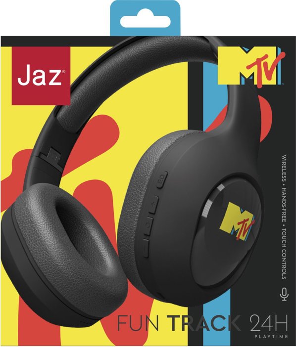 Ασύρματο ακουστικό Jaz Fun Track MTV, μαύρο