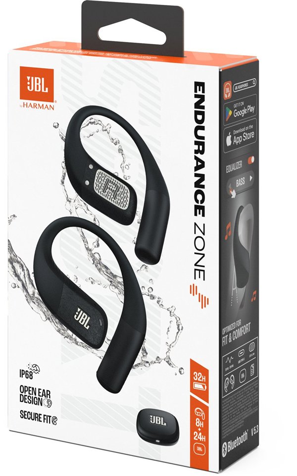 JBL Endurance Zone - Ασύρματα Ακουστικά Ανοιχτού Τύπου Bluetooth Μαύρα, Λαϊμ