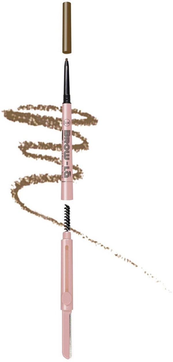 J.Cat Beauty Brow-La Μολύβι Φρυδιών 3 σε 1, Medium Cool Brown, 0.08g