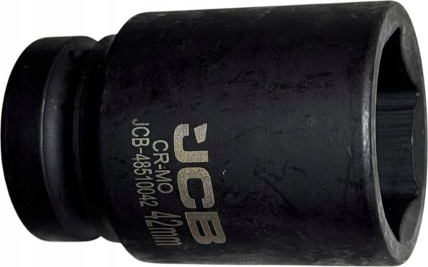 JCB Καρυδάκι Κρουστικό Βαθύ 1" 42mm, 6-γωνιακό, Ατσάλινο