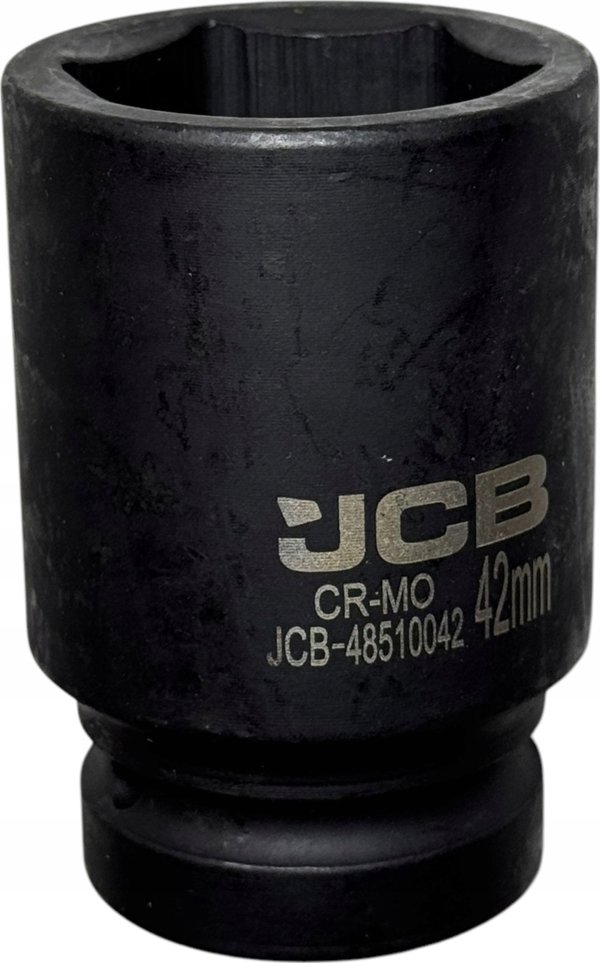 JCB Καρυδάκι Κρουστικό Βαθύ 1" 42mm, 6-γωνιακό, Ατσάλινο