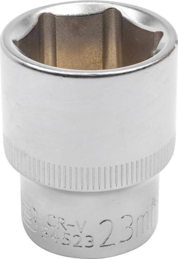 JCB Καρυδάκι 1/2" 23mm, 6-γωνιακό, Εξάγωνη Υποδοχή για Καστάνια