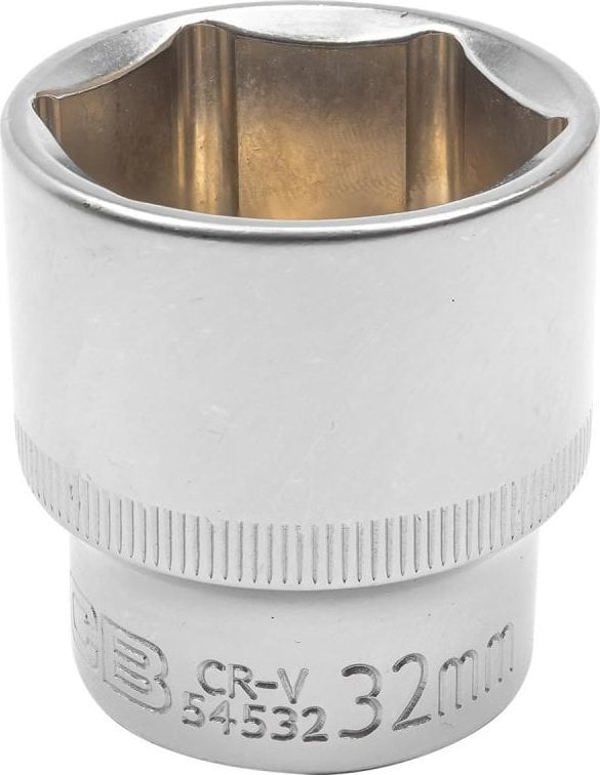 JCB Καρυδάκι 1/2" 32mm, 6-γωνιακό, Ατσάλινο