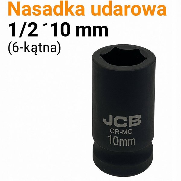 JCB Καρυδάκι Κρούσης 1/2" 10mm, 6-Γωνιακό για Αερόκλειδα