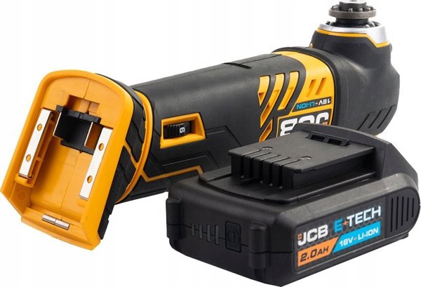 JCB Πολυλειτουργικό ταλαντευόμενο εργαλείο 18V (σετ: μπαταρία 2Ah, φορτιστής, τσάντα)
